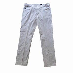 AG‎ Graduate Pants Mens Size 34 Beige Slim Straight 5-Pocket Chino 34x34